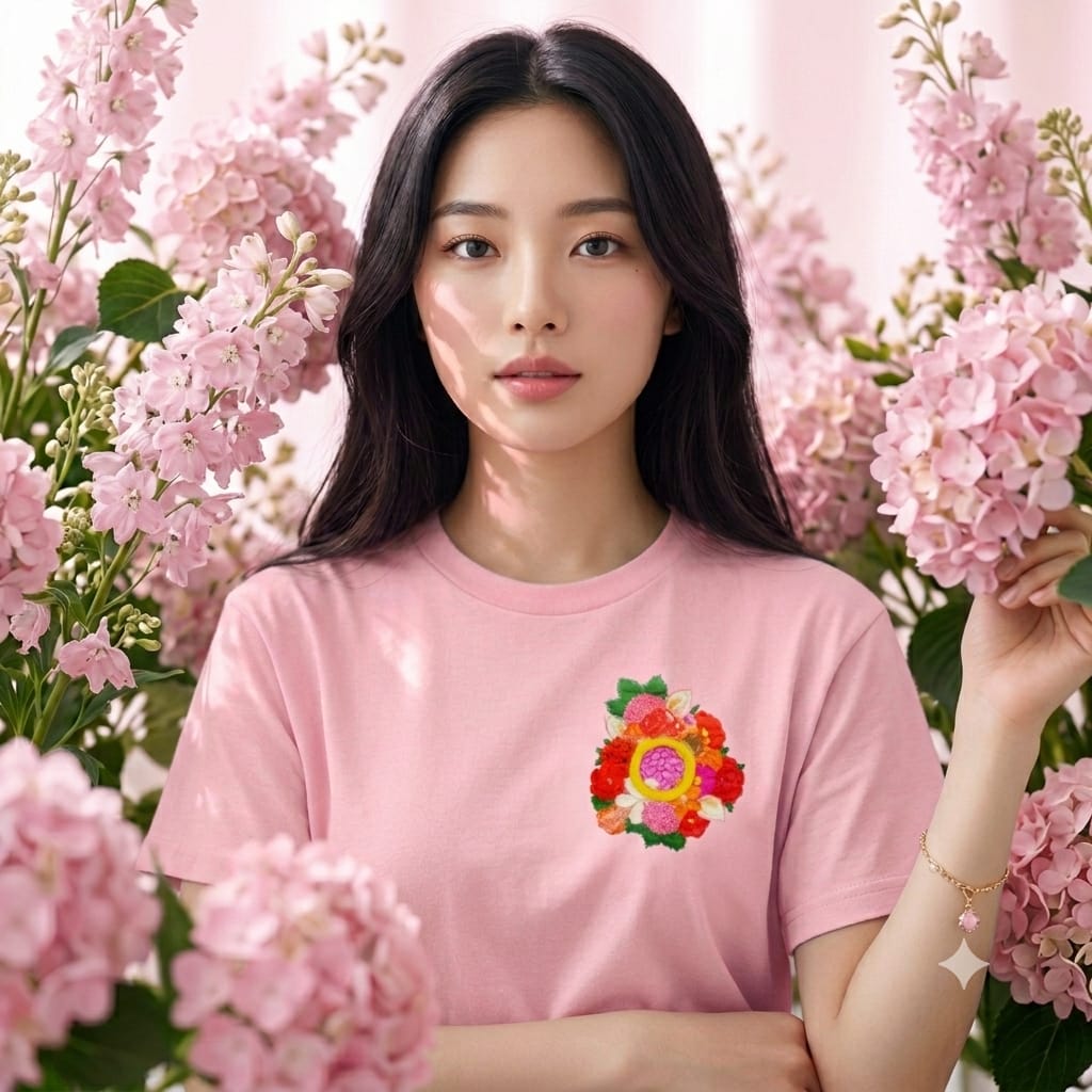 Encircled Bloom Tee