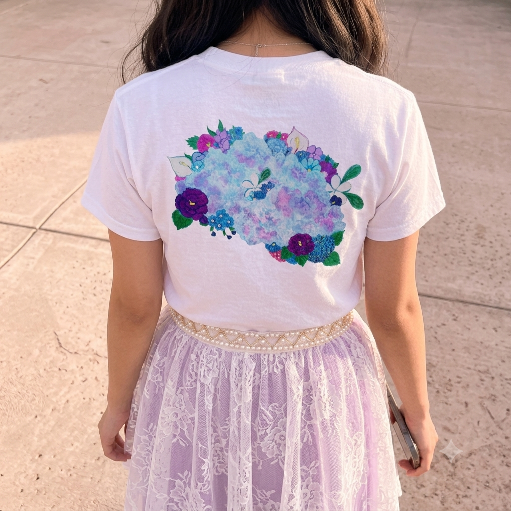 Hydrangea Cloud Tee