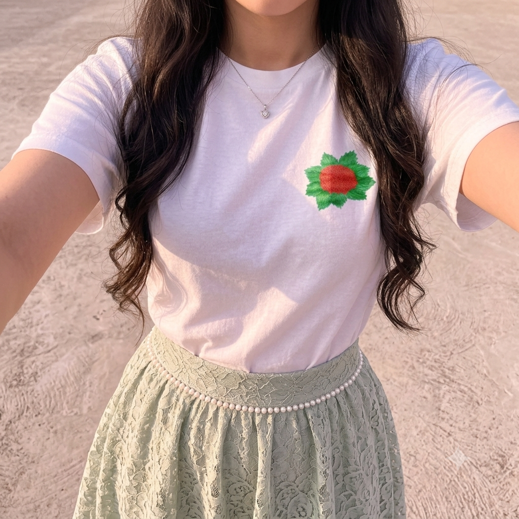 Encircled Bloom Tee