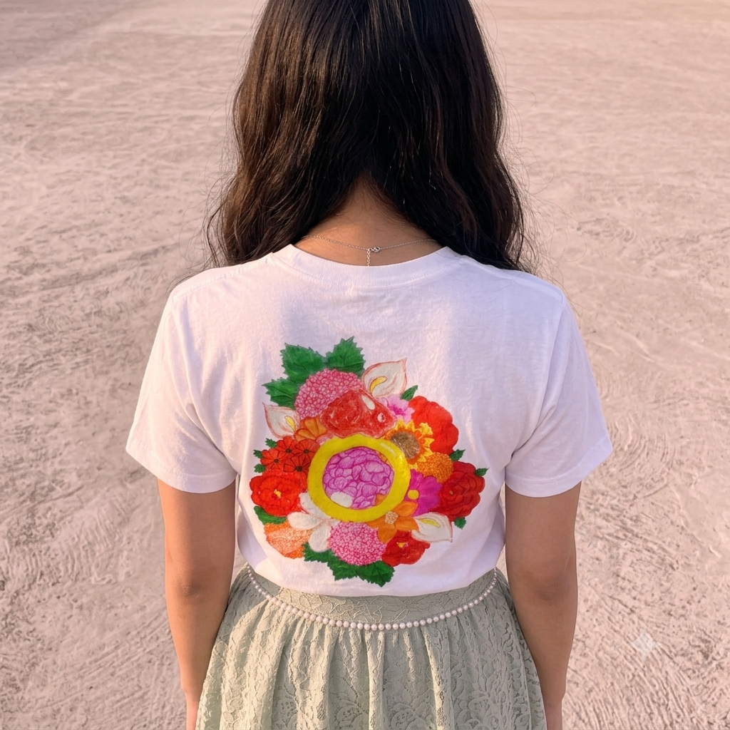 Encircled Bloom Tee